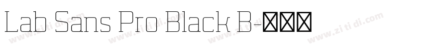 Lab Sans Pro Black B字体转换 Lab Sans Pro Black B字体转换